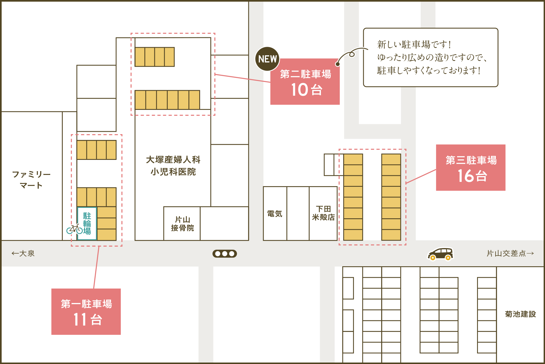 駐車場のご案内