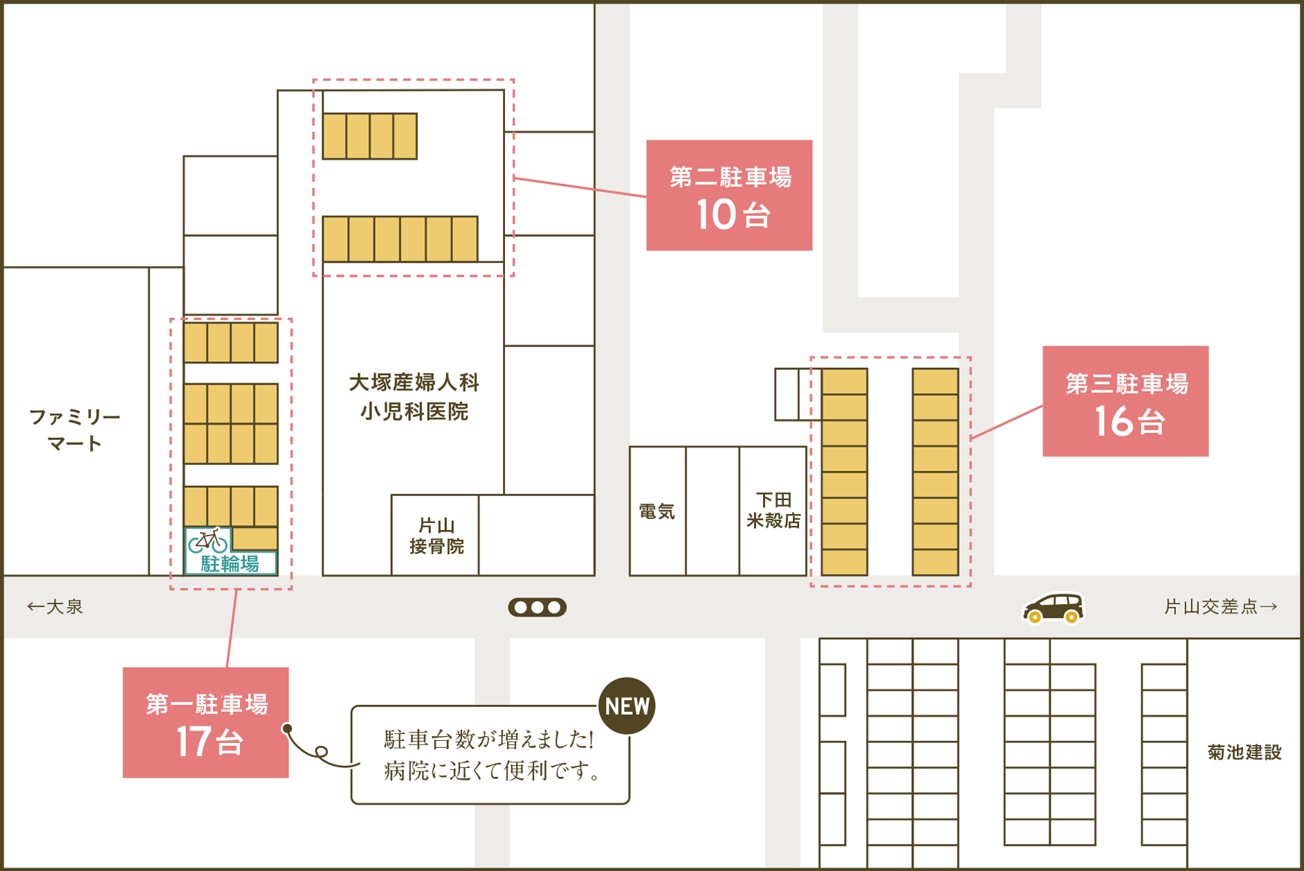 駐車場のご案内